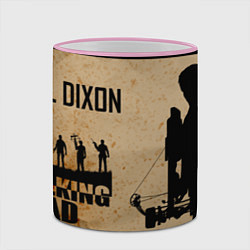 Кружка 3D Ходячие мертвецы - Дэрил Диксон, цвет: 3D-розовый кант — фото 2