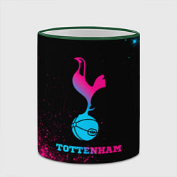 Кружка 3D Tottenham - neon gradient, цвет: 3D-зеленый кант — фото 2