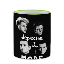 Кружка 3D Depeche Mode portrait, цвет: 3D-светло-зеленый кант — фото 2