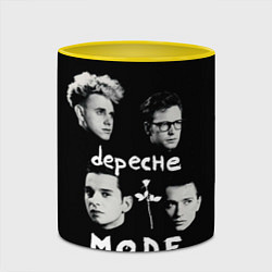 Кружка 3D Depeche Mode portrait, цвет: 3D-белый + желтый — фото 2