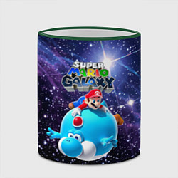 Кружка 3D Super Mario Galaxy - Nintendo, цвет: 3D-зеленый кант — фото 2