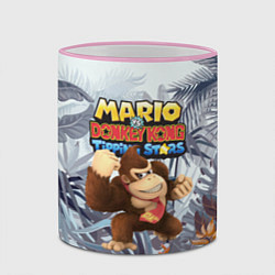 Кружка 3D Mario Donkey Kong - Nintendo - Gorilla, цвет: 3D-розовый кант — фото 2