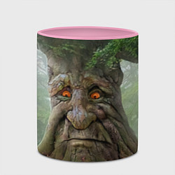 Кружка 3D Мудрое таинственное дерево, цвет: 3D-белый + розовый — фото 2