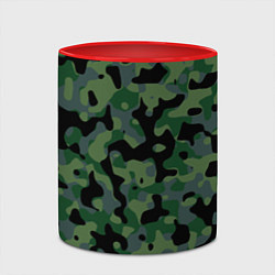 Кружка 3D Камуфляж WW2 Tropics Verdant, цвет: 3D-белый + красный — фото 2