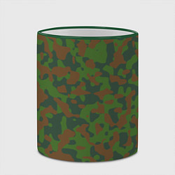 Кружка 3D Камуфляж WW2 Soviet, цвет: 3D-зеленый кант — фото 2