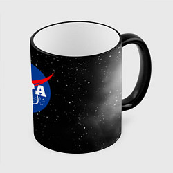 Кружка 3D Лера Наса космос, цвет: 3D-черный кант