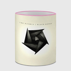 Кружка 3D Black Roses - The Rasmus, цвет: 3D-розовый кант — фото 2