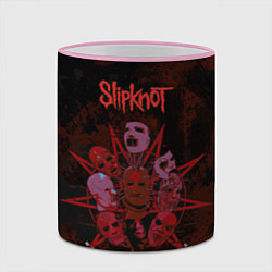 Кружка 3D Slipknot red satan, цвет: 3D-розовый кант — фото 2