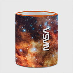 Кружка 3D Рождение новой звезды - NASA, цвет: 3D-оранжевый кант — фото 2