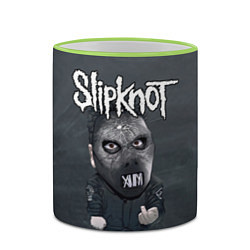 Кружка 3D Dark Slipknot, цвет: 3D-светло-зеленый кант — фото 2