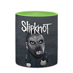 Кружка 3D Dark Slipknot, цвет: 3D-белый + светло-зеленый — фото 2