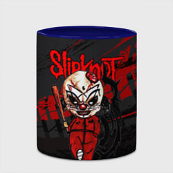Кружка 3D Slipknot bloody, цвет: 3D-белый + синий — фото 2