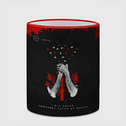 Кружка 3D Goner - Twenty One Pilots, цвет: 3D-красный кант — фото 2