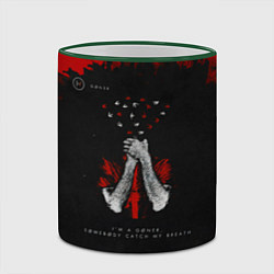 Кружка 3D Goner - Twenty One Pilots, цвет: 3D-зеленый кант — фото 2