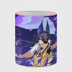 Кружка 3D Сайно Genshin Impact, цвет: 3D-розовый кант — фото 2