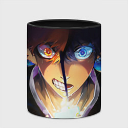 Кружка 3D Blue Lock anime, цвет: 3D-белый + черный — фото 2