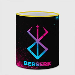 Кружка 3D Berserk - neon gradient, цвет: 3D-желтый кант — фото 2
