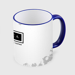 Кружка 3D Алиса: ограниченная серия, цвет: 3D-синий кант