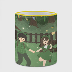 Кружка 3D Праздник в Stardew Valley, цвет: 3D-желтый кант — фото 2