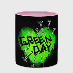 Кружка 3D Green day heart nails, цвет: 3D-белый + розовый — фото 2