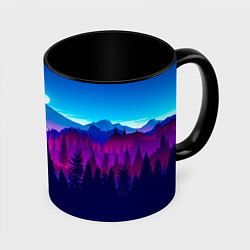 Кружка 3D Firewatch, цвет: 3D-белый + черный