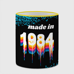 Кружка 3D Made in 1984: liquid art, цвет: 3D-желтый кант — фото 2
