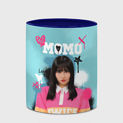 Кружка 3D K - pop Momo, цвет: 3D-белый + синий — фото 2