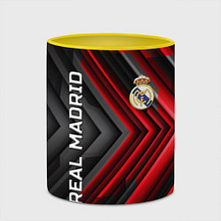 Кружка 3D Real Madrid art, цвет: 3D-белый + желтый — фото 2