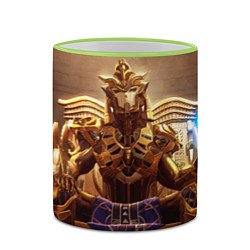 Кружка 3D PUBG фараоны, цвет: 3D-светло-зеленый кант — фото 2