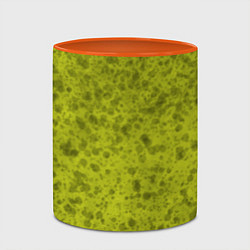Кружка 3D Губка желтая, цвет: 3D-белый + оранжевый — фото 2