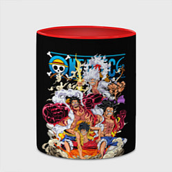 Кружка 3D One Piece all, цвет: 3D-белый + красный — фото 2