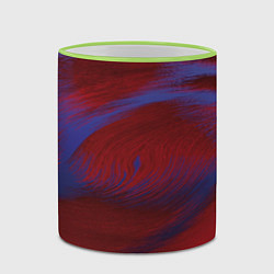 Кружка 3D Красная буря, цвет: 3D-светло-зеленый кант — фото 2