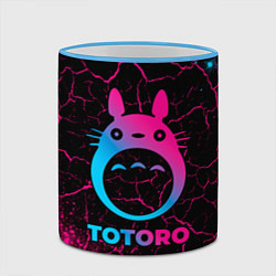 Кружка 3D Totoro - neon gradient, цвет: 3D-небесно-голубой кант — фото 2