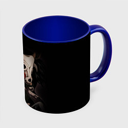 Кружка 3D Элиас и Тисэ, цвет: 3D-белый + синий