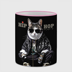 Кружка 3D Cool people rap, цвет: 3D-розовый кант — фото 2