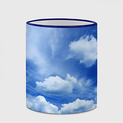 Кружка 3D Небесный свод, цвет: 3D-синий кант — фото 2