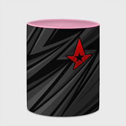 Кружка 3D Astralis - монохромный, цвет: 3D-белый + розовый — фото 2