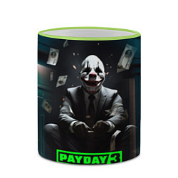 Кружка 3D Payday 3 game, цвет: 3D-светло-зеленый кант — фото 2
