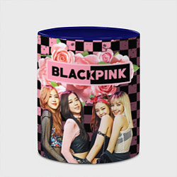 Кружка 3D Blackpink - girls, цвет: 3D-белый + синий — фото 2