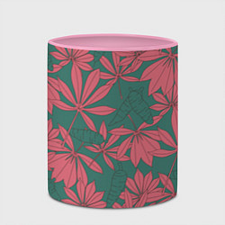 Кружка 3D Pink nature, цвет: 3D-белый + розовый — фото 2
