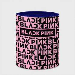 Кружка 3D Blackpink - pink text, цвет: 3D-белый + синий — фото 2