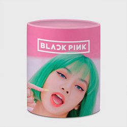 Кружка 3D Blackpink ice cream, цвет: 3D-белый + розовый — фото 2