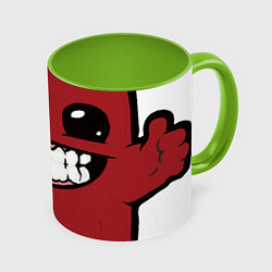 Кружка 3D Bloodtrail, цвет: 3D-белый + светло-зеленый