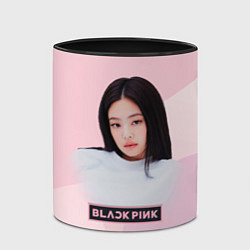 Кружка 3D Jennie Kim Blackpink, цвет: 3D-белый + черный — фото 2