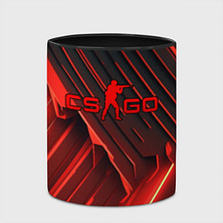 Кружка 3D CS GO red neon, цвет: 3D-белый + черный — фото 2