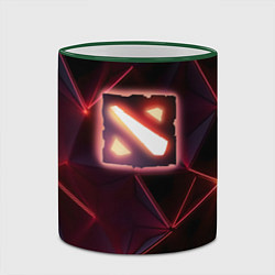 Кружка 3D Dota 2 Lightning, цвет: 3D-зеленый кант — фото 2