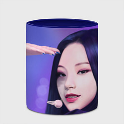 Кружка 3D Ю Джи Мин - Aespa, цвет: 3D-белый + синий — фото 2