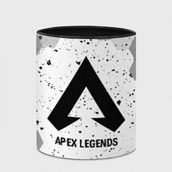 Кружка 3D Apex Legends glitch на светлом фоне, цвет: 3D-белый + черный — фото 2