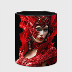 Кружка 3D Красная королева, цвет: 3D-белый + черный — фото 2