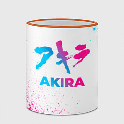 Кружка 3D Akira neon gradient style, цвет: 3D-оранжевый кант — фото 2